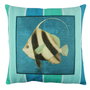 Aberto Design Cojín Multicolor 43 x 43 cm con Relleno de Silicona